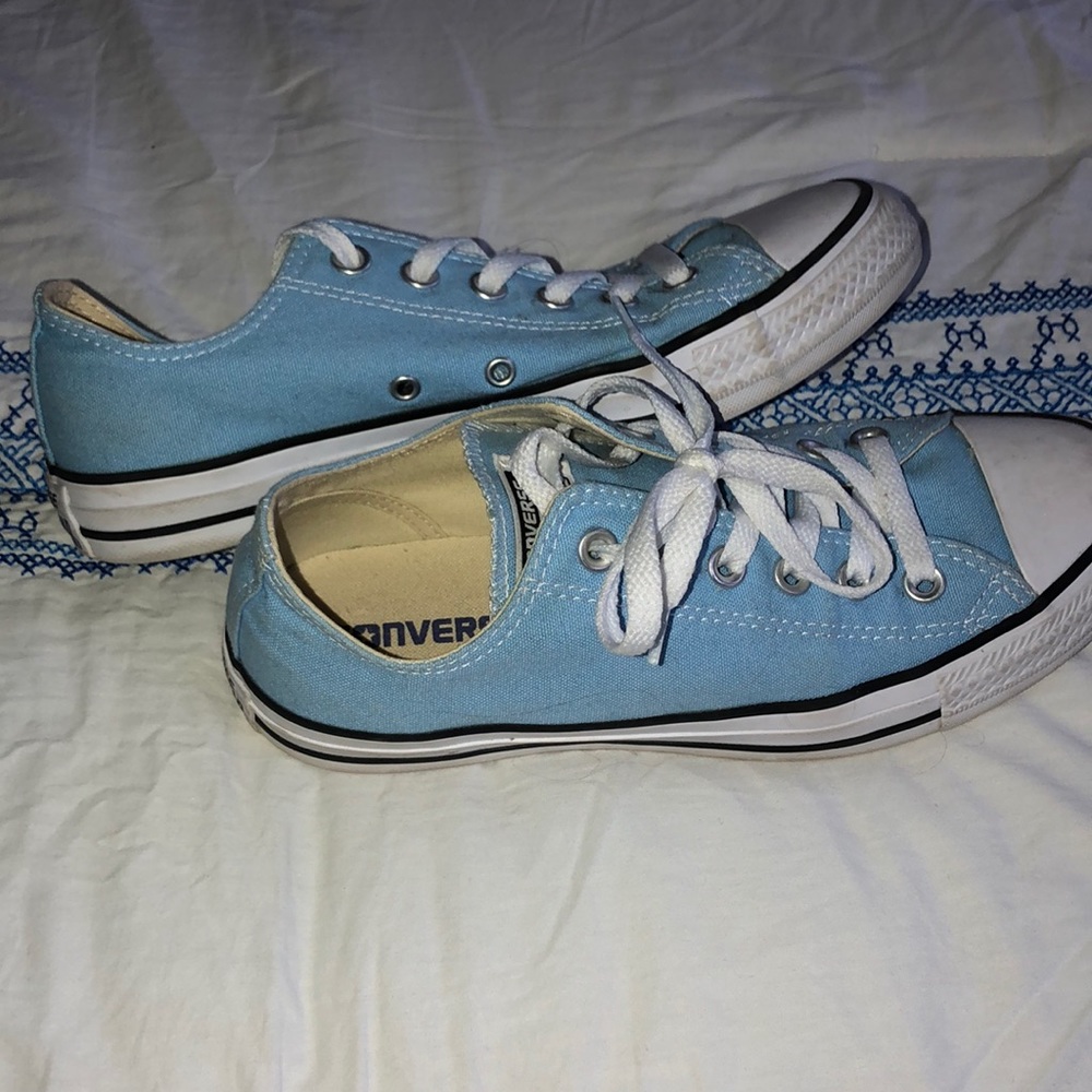 Baby blue converse